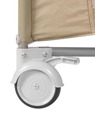 Манеж дитячий CARRELLO Porta CRL-18103 Sand Beige (Карелло Порта), дворівневе дно, 125х65х79 см