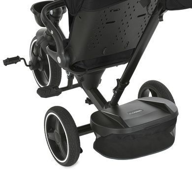 Велосипед триколісний з батьківською ручкою EL CAMINO VECTOR Black, поворотне сидіння, дощовик, ME 1162-1
