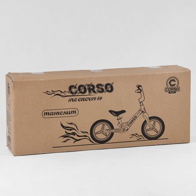 Велобіг дитячий "CORSO", 12 дюймів, магнієва рама, магнієвий кермо, 39182