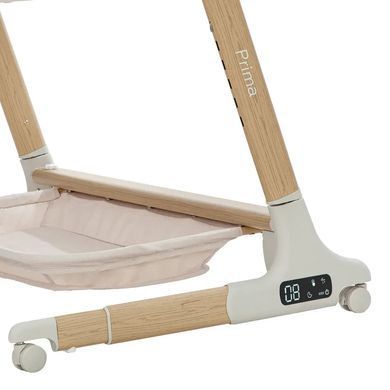 Дитяче приставне ліжечко Carrello Prima Honey Beige, електронна система заколисування, беж, CRL-16503