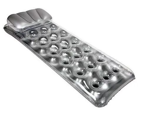 Надувний матрац для плавання, сірий, 188*71см, Intex 58894