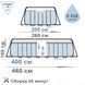 Каркасний басейн Bestway 56442, 404 х 201 х 100 см, пісочний насос 3 028 л/год, дозатор, сходи