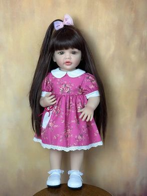 Лялька вінілова 55см, ручна робота, вишукана лялька для дівчинки, Reborn Baby Doll 7
