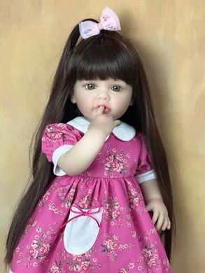 Лялька вінілова 55см, ручна робота, вишукана лялька для дівчинки, Reborn Baby Doll 7