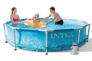 Каркасний басейн, фільтр 1250 л/год, картридж типа Н, 305*76 см, Intex 28208 NP