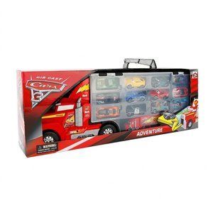Трейлер (автовоз) с машинками - 13 штуки "Молния Маквин", SK70514-K1LS