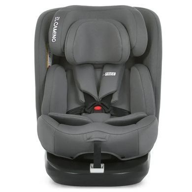 Автокрісло дитяче EL CAMINO i-Free, поворот 360&deg;, Isofix, i-Size R129 (40-150см), сіре, ME 1187 Shadow Gray