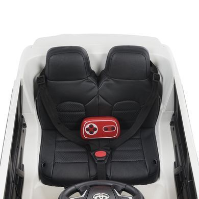 Электромобиль детский лицензионный Джип Toyota Land Cruiser белый (JJ2022EBLR-1)