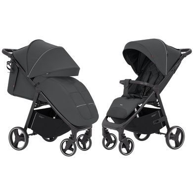 Коляска прогулочная CARRELLO Bravo CRL-8512 Lunar Grey темно-серая Карелло Браво