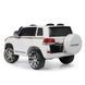 Электромобиль детский лицензионный Джип Toyota Land Cruiser белый (JJ2022EBLR-1)