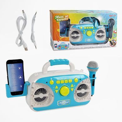 Детское караоке, микрофон, Bluetooth, подсветка, 5021 A