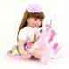 Лялька вінілова 55см, ручна робота, вишукана лялька для дівчинки, Reborn Baby Doll 8