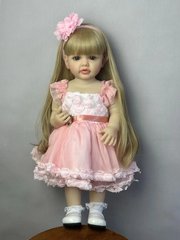 Лялька вінілова 55см, ручна робота, вишукана лялька для дівчинки, Reborn Baby Doll 9