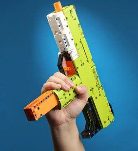 Конструктор для хлопчиків "Пістолет-кулемет Uzi", довжина 31см, 398 деталей, 52003