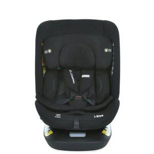 Автокрісло дитяче EL CAMINO i-HOLD, поворот 360&deg;, ISOFIX, зріст 40-150см, чорне, ME 1188 Black