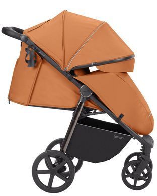 Коляска прогулянкова CARRELLO Bravo Plus 2023 Royal Orange, CRL-5515, апельсин Карелло Браво