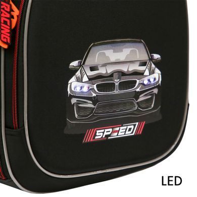 Рюкзак школьный полукаркасный Yes Speed Zone LED S-109S