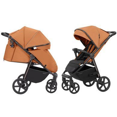 Коляска прогулянкова CARRELLO Bravo Plus 2023 Royal Orange, CRL-5515, апельсин Карелло Браво
