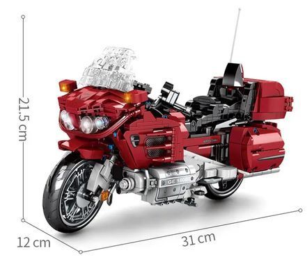 Конструктор для хлопчика Спортивний мотоцикл Honda, 1205 деталей, 701944