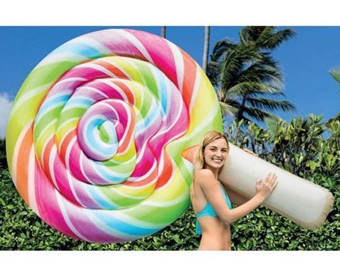 Пляжный надувной матрас &laquo;Леденец"&raquo;, Intex 58753, 208*135см