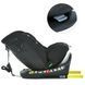 Детское автокресло EL CAMINO i-HOLD, поворот 360&deg;, ISOFIX, рост 40-150см, черное, ME 1188 Black
