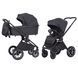 Коляска универсальная 2 в 1, CARRELLO Ultimo CRL-6516 BF (2in1 AIR) Harbor Grey, темно-серая, Карелло Ультимо