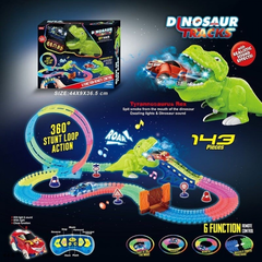 Ігровий набір-трек "Дінозавр" на радіокеруванні, 143 деталі, 164