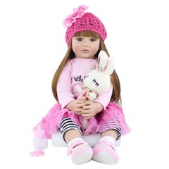 Лялька вінілова 55см, ручна робота, вишукана лялька для дівчинки, Reborn Baby Doll 10