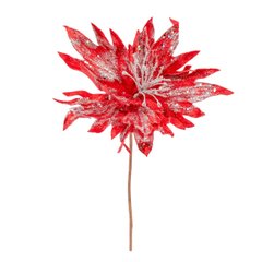 Цветок декоративный Novogod'ko Хризантема, красный, 24 см, 973975