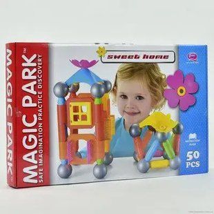 Конструктор магнітний 3D Magic Park, 50 деталей, QF8117E