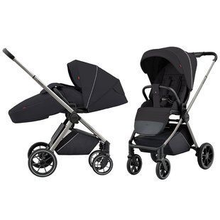 Коляска прогулянкова, візочок Carrello Ultra CRL-5525 Power Black BF, чорна, Карелло Ультра, до 22 кг