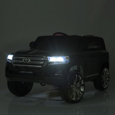 Електромобіль дитячий ліцензійний Джип Toyota Land Cruiser з м'яким сидінням (JJ2022EBLR-10) хакі