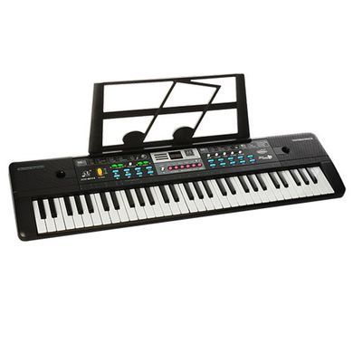 Детский игровой синтезатор, микрофон, запись, 61 клавиша, MQ6111-12