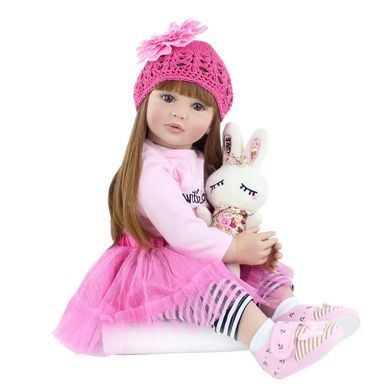 Лялька вінілова 55см, ручна робота, вишукана лялька для дівчинки, Reborn Baby Doll 10