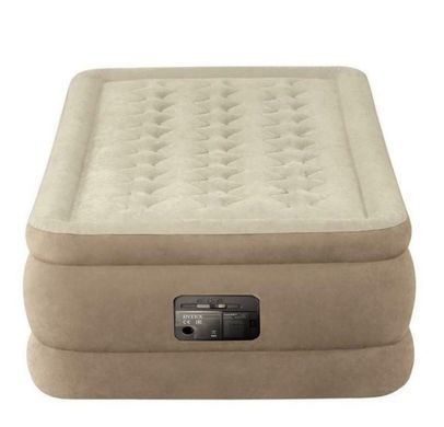 Кровать надувная с встроенным электрическим насосом, 99*191*46 см, Intex 64426