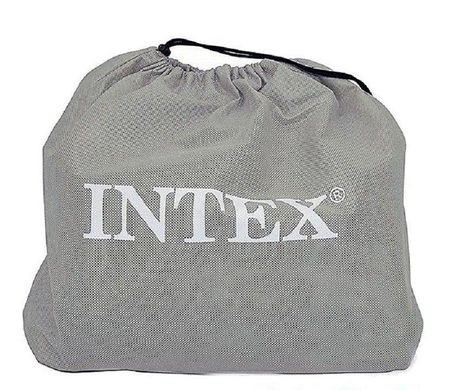 Надувная кровать Intex со встроенным насосом, 64124, 203*152*42см