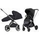 Коляска прогулочная Carrello Ultra CRL-5525 Power Black BF, черная, Карелло Ультра, до 22 кг