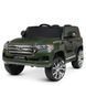 Електромобіль дитячий ліцензійний Джип Toyota Land Cruiser з м'яким сидінням (JJ2022EBLR-10) хакі