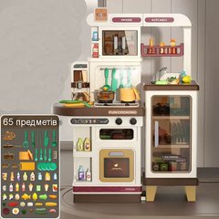 Дитяча ігрова кухня: звук, вода, світло, пара, 65 предметів, 103 x 71 x 28,5 см, 888A
