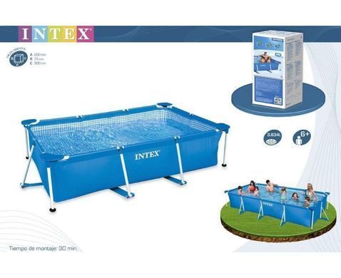 Каркасний басейн 300*200*75см., 3834л., Intex 28272 NP