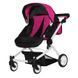 Коляска для ляльок трансформер, Melobo Carrello Connect для двійні, 9651A Hot pink
