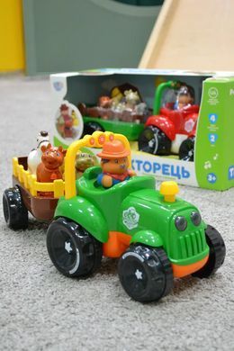 Трактор с прицепом LIMO TOY, музыка, свет, едет сам, M 5572 UA