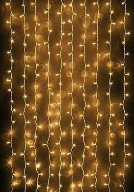 Світлодіодна гірлянда штора 300 LED, жовтий (теплий білий) 3,0&times;2,0 м