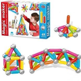 Конструктор магнітний 3D Magic Maker, 42 деталі, QF8113E