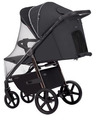 Коляска прогулочная CARRELLO Bravo Plus 2023 Jet Black,CRL-5515, черная, Карелло Браво