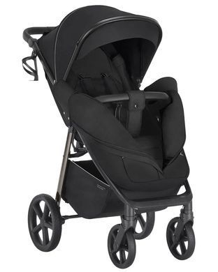 Коляска прогулочная CARRELLO Bravo Plus 2023 Jet Black,CRL-5515, черная, Карелло Браво