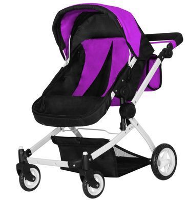 Коляска для ляльок трансформер, Melobo Carrello Connect для двійні, 9651A Purple
