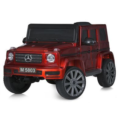 Электромобиль детский машина Джип Mercedes G500 красный крашенный (M 5803EBLRS-3)
