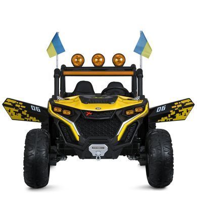 Електромобіль дитячий двомісний джип баггі з м'яким сидінням (M 6019EBLR-6)