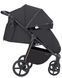 Коляска прогулочная CARRELLO Bravo Plus 2023 Jet Black,CRL-5515, черная, Карелло Браво